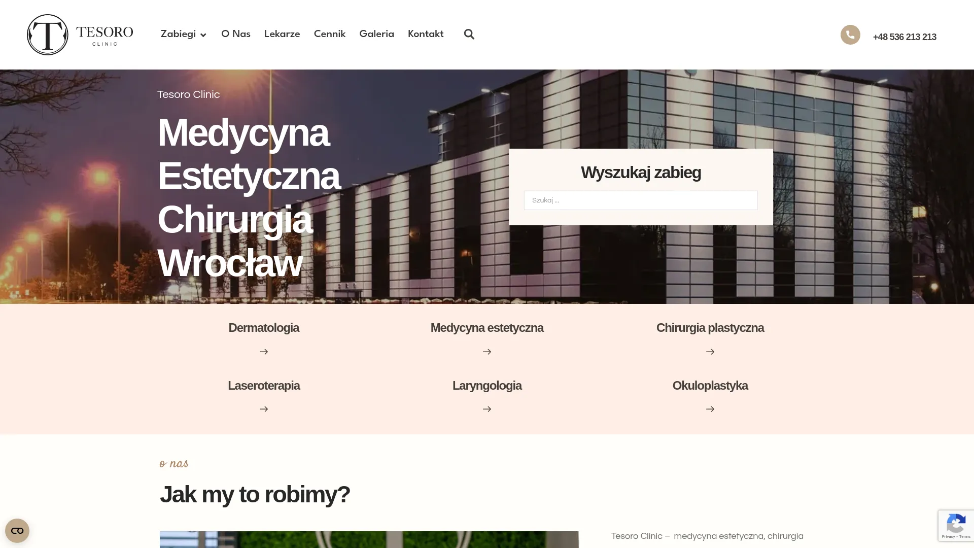 Zrzut ekranu Tesoro Clinic